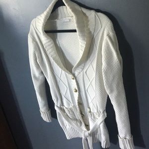Chunky knitted cardigan